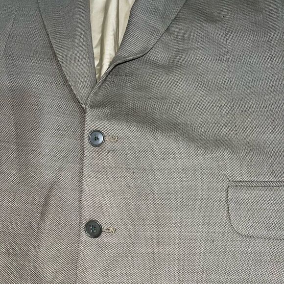 Oscar de la renta mens suit jacket coat 48L - Picture 9 of 13